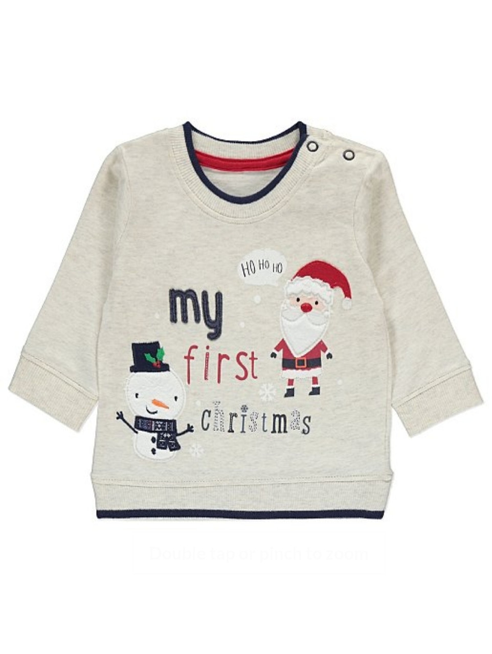 Реглан Моє перше Різдво George р. 74 (6-9 міс.), фото 1