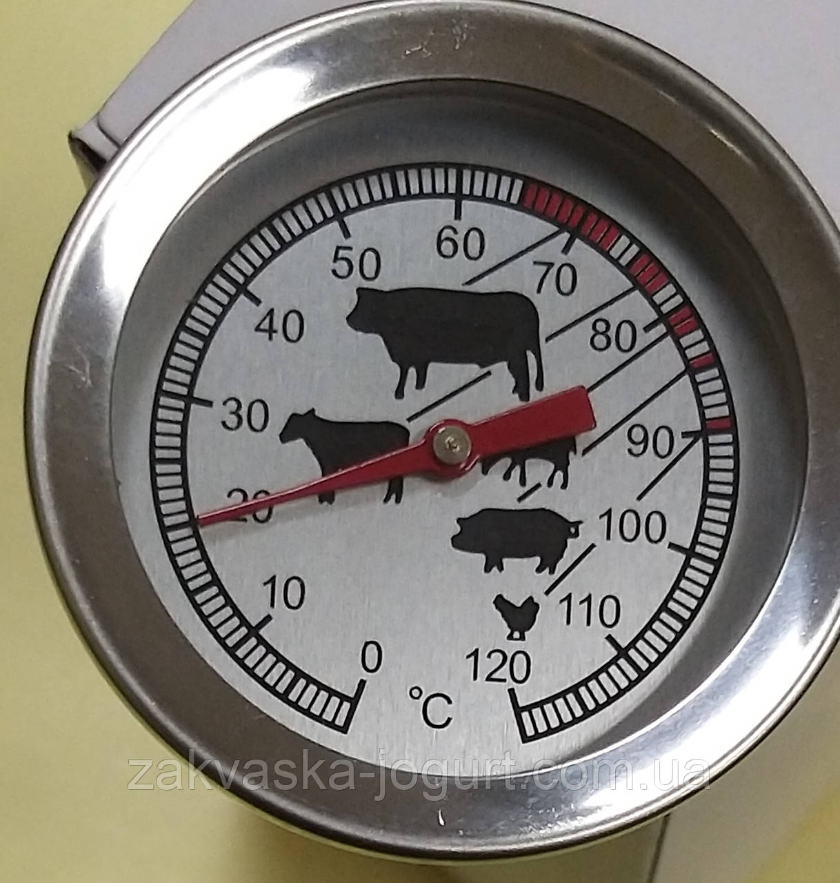 Харчовий термометр TD 110 до 120 °C для м'яса, випічки, молока