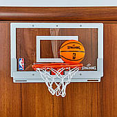 Міні-щит баскетбольний Basketball MiniHoop NBA 46х27 см з кільцем 22,5 см і сіткою (56103CN)