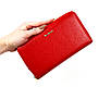 Жіночий великий шкіряний гаманець Cardinal 19×4.5×11см Червоний, фото 9