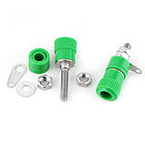 Роз'єм, гніздо під банан "мама" JS-910B (Зелений), фото 2