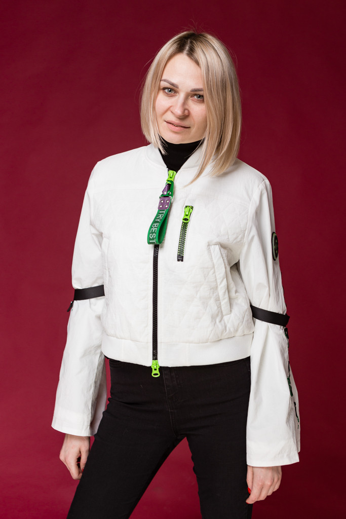 Жіноча курка Yimosis білий 5103, фото 1