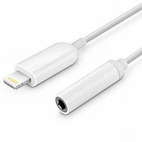 Переходник для наушников оригинал Apple iPhone Lightning на 3.5mm jack (папа-мама)