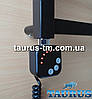 Чорний ТЕН HeatQ MS black квадратний: регулятор 30-60C + таймер 2 год (2 режими) + маскування дроту + LED, фото 5