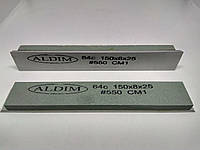 Брусок на бланке ALDIM 150х25х8. 550 грит 64с - зеленый карбид кремния