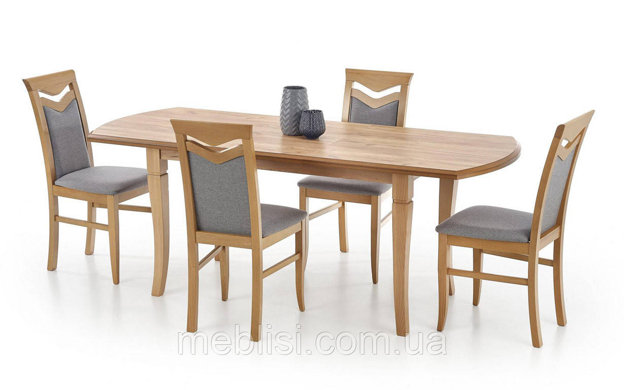 Стіл розкладний FRYDERYK 160(240)х90 дуб крафт (Halmar)