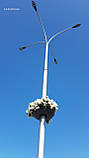 Вазон на стовп, ліхтар збірної Ф750 мм "Пісковик" вуличні (Термочаша подвійні стінки) для квітів., фото 9