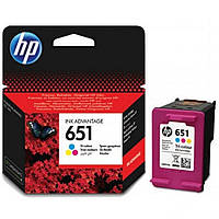 Картридж HP для Deskjet 5575, Officejet 202 HP 651 Color (C2P11AE)