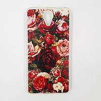 Чохол-бампер TPU силікон для Prestigio PSP3512 Muze B3 DUO Троянди червоні