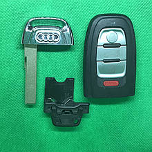 Корпус смарт ключа для американських Audi А3, А4,A4l, А5, А6, А7, А8, Q3, Q5, Q7 (Ауді) 3 - кнопки + Panic