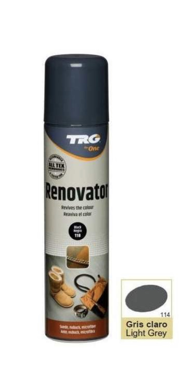Фарба колір сірий для замші та нубуку TRG Renovator 250ml #114