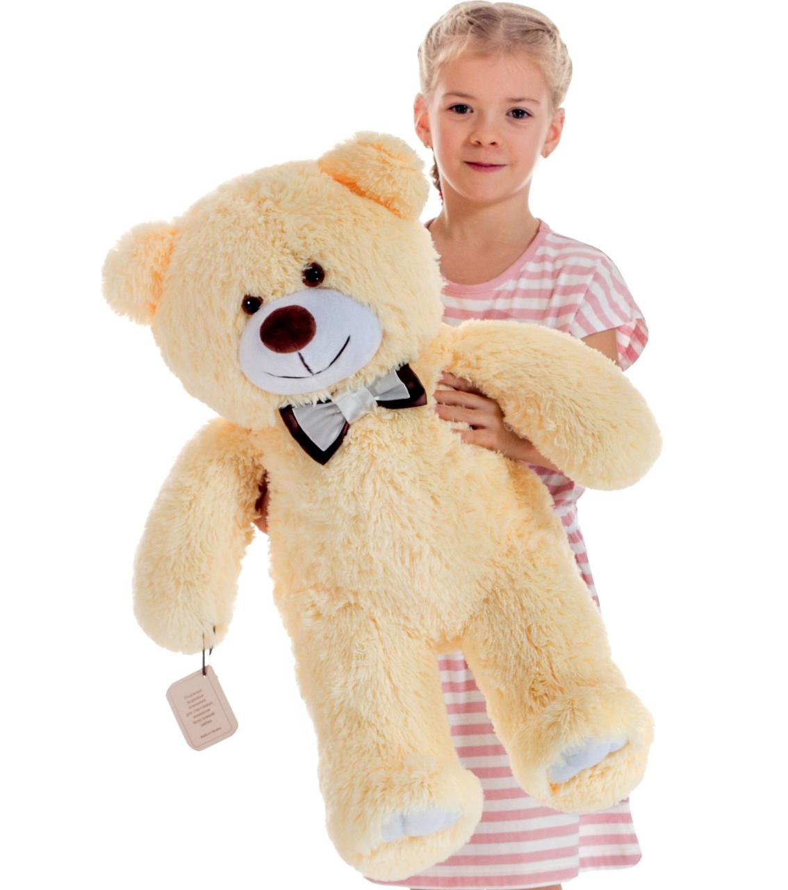 Плюшевий ведмедик Mister Medved Бадді 85 см Бежевий, фото 1