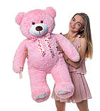 Плюшевий ведмедик Mister Medved Чарлі 110 см Рожевий, фото 2