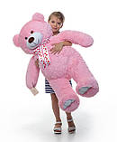 Плюшевий ведмедик Mister Medved Чарлі 110 см Рожевий, фото 6