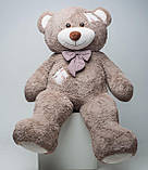 Плюшевий ведмедик Mister Medved з латками Френк 2 метри Капучино, фото 5