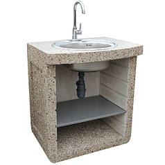 Стіл-мийка бетонний «Санта-Фе» вуличний