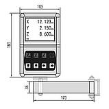 2 осі RPM TTL 5 вольт LCD дисплей пристрій цифрової індикації D50-2, фото 5