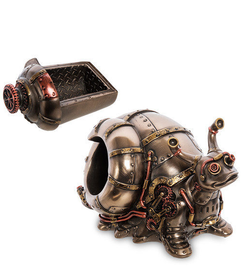 Уценка! Тільки в піноплаті без подарункової коробки! Скринька Veronese Стимпляк Равлик 17 см 1906383