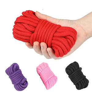 Мотузка м'яка для зв'язування бдсм Шибарі 10м