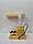 Настільна лампа Tinko ТИГРІНОК жовта, шкільна, фото 5