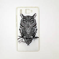 Чохол-бампер TPU силікон для Prestigio PSP5506 Grace Q5 DUO Сова