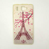 Чохол-бампер TPU силікон для Prestigio PSP 5506 Grace Q5 DUO Вежа з сакурою