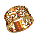 Жіноче кільце срібне Лоза., фото 2