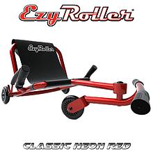 Самокат-каталка з сидінням для дітей EzyRoller Classic Neon Red, червоний