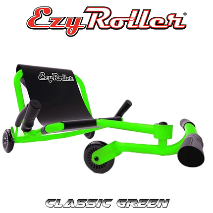 Самокат-каталка з сидінням для дітей EzyRoller Classic Green, зелений, фото 1