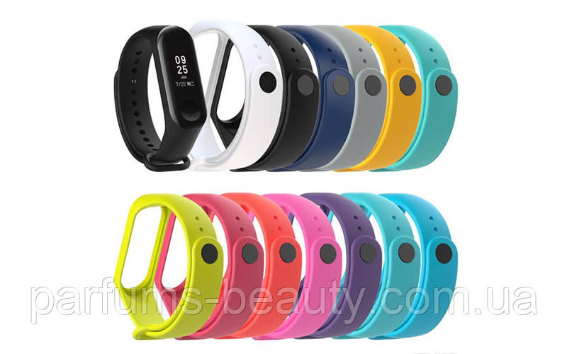 Запасний силіконовий ремінець для спортивного фітнес-браслет Xiaomi Mi Band (колір на вибір)