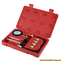 Компресометр на бензиновий двигун зі змінними насадками нарізний притискний компрессометр для бензинових двигунів