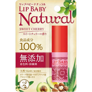 ROHTO Mentholatum Lip Baby Natural Бальзам для губ, натуральний аромат черешні