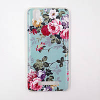 Чохол-бампер TPU силікон для Prestigio PSP3516 Wize M3X DUO Троянди на зеленому