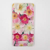 Чохол-бампер TPU силікон для Prestigio PSP3516 Wize M3X DUO Квіти