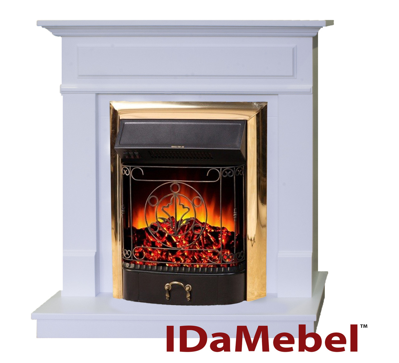 Каминокомплект IdaMebel Michelle Gold