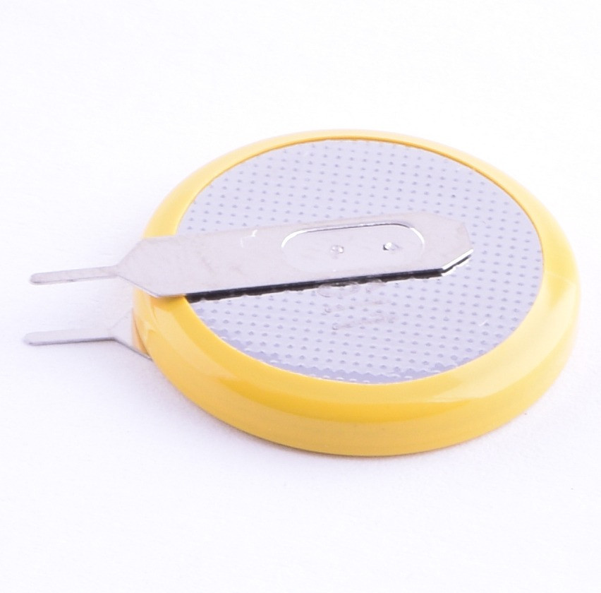 CR2032 3V Li-ion батарея з жорсткими виведеннями, фото 1