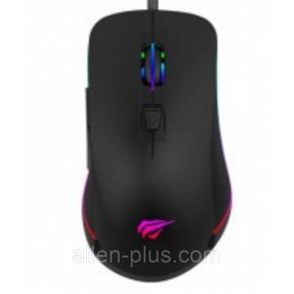 Ігрова миша HAVIT HV-MS853 RGB Backlight (3200 DPI) GAMING, USB, black