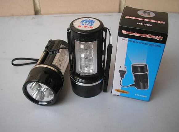 Фонарик аккумуляторный Космос - 5LED с зарядкой от сети 220В: продажа ...