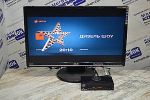 Б/У, телевізор, 24 дюйми 16:9, комплект Т2 з монітором