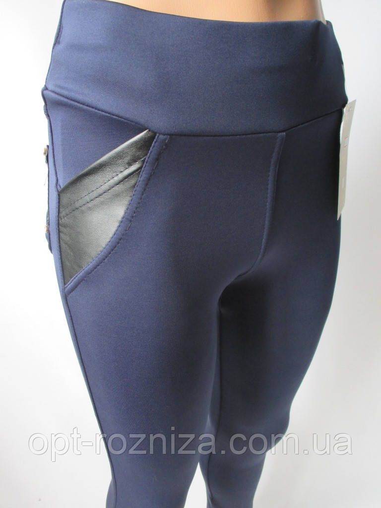Еластичні теплі лосини зі вставками., фото 1