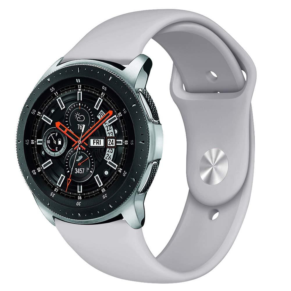 Ремінець BeWatch силіконовий для Samsung Galaxy Watch 46 мм Сірий (1020304)