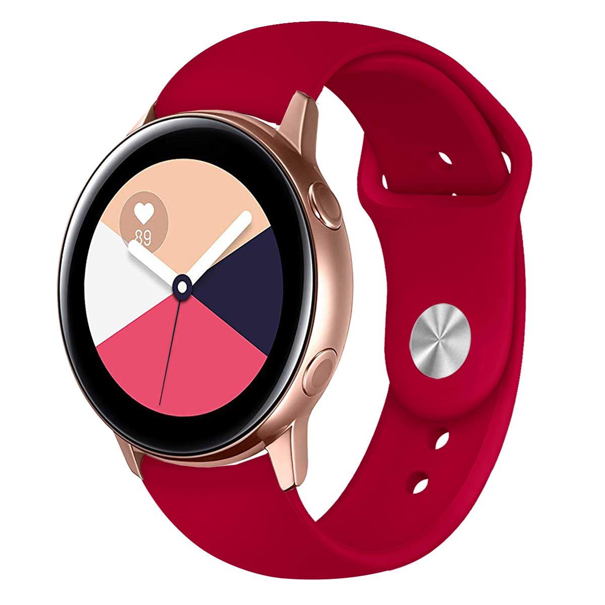 Ремінець BeWatch для Samsung Galaxy watch Active Червоний (1010303)
