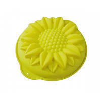 Силіконова форма соняшник 25х7 см