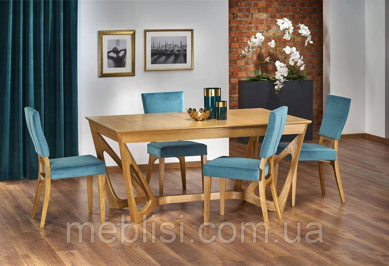 Стіл розкладний WENANTY дуб 160(240)х100 (Halmar), фото 1