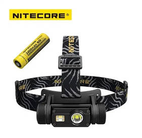 Ліхтар налобний Nitecore HC65 1000LM + Батарея Оригінал ліхтарик