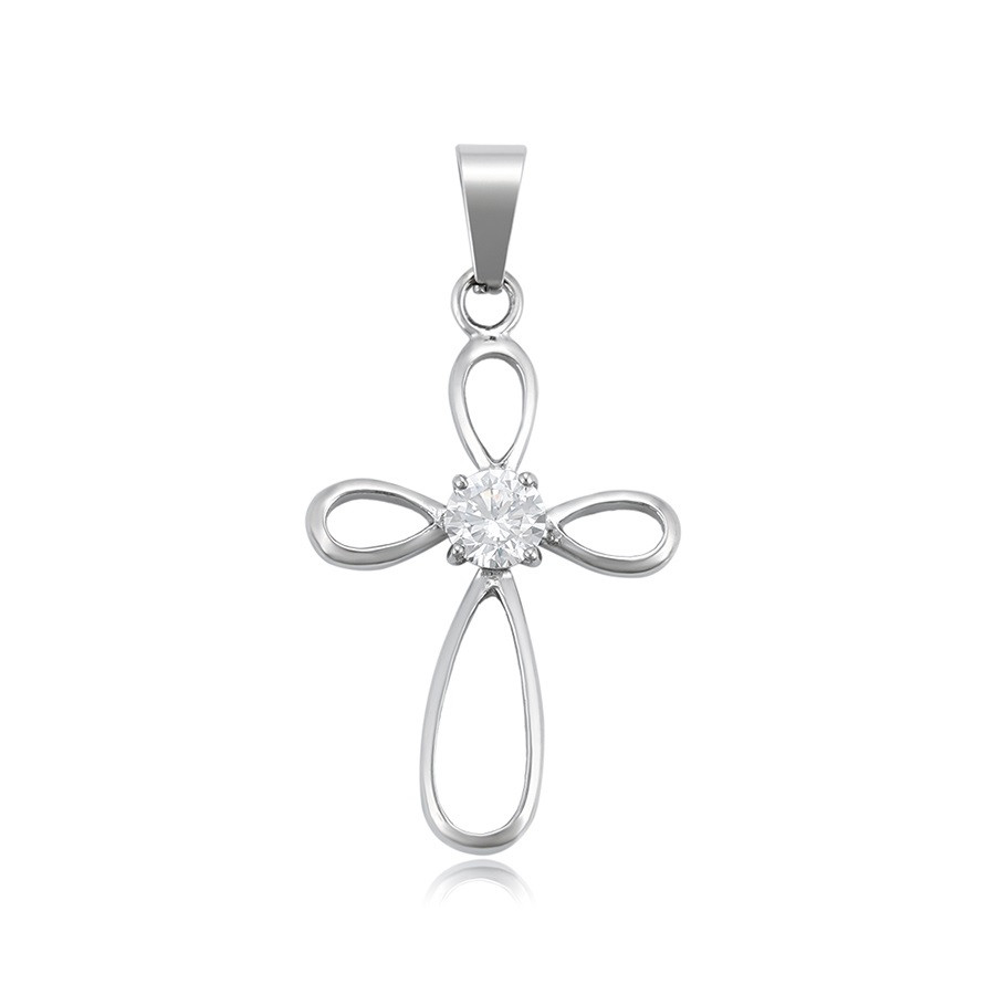 Кулон хрестик ХР Stainless Steel Jewelry. Розмір 40 х 21мм. Вага 1,7 г.