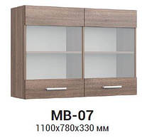 Секция навесная МВ-07 (Макси мебель) 1100х330х780мм
