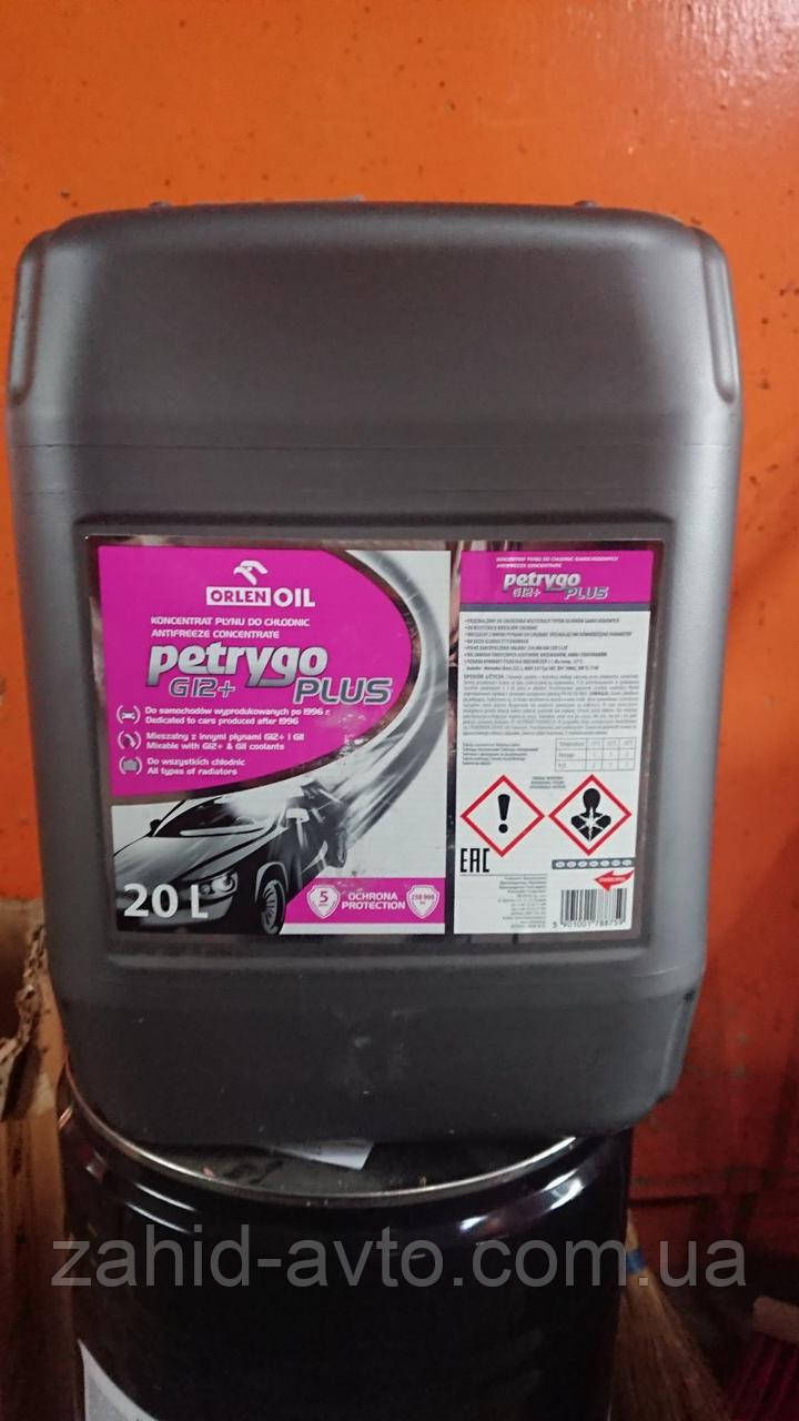 Охолоджуюча рідина Orlen Petrygo Plus Koncentrat G12+ 20л