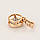 Кулон ХР GOLD FILLED 18K. Розмір 16 х 8 мм. Вес 1,0 г., фото 7