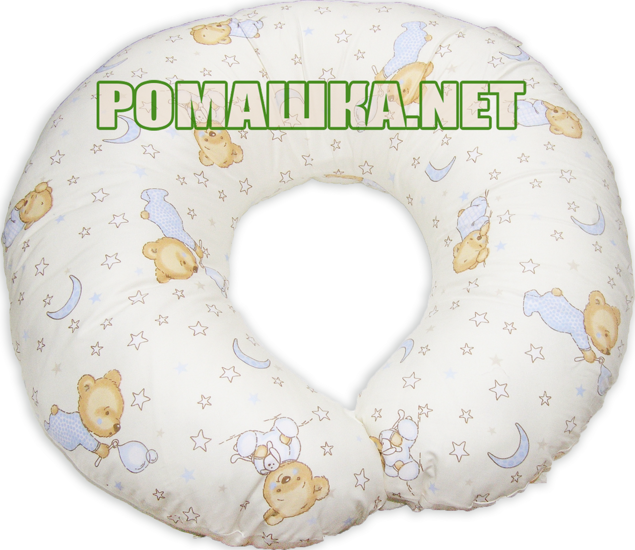 Подушка для кормления младенцев Пижамка, стандартная, длина 220 см, ширина 26 см, ТМ Ромашка, Бежевый - фото 1 - id-p137735686